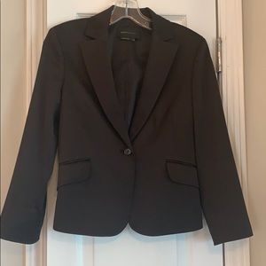 Black shiny BCBG suit jacket